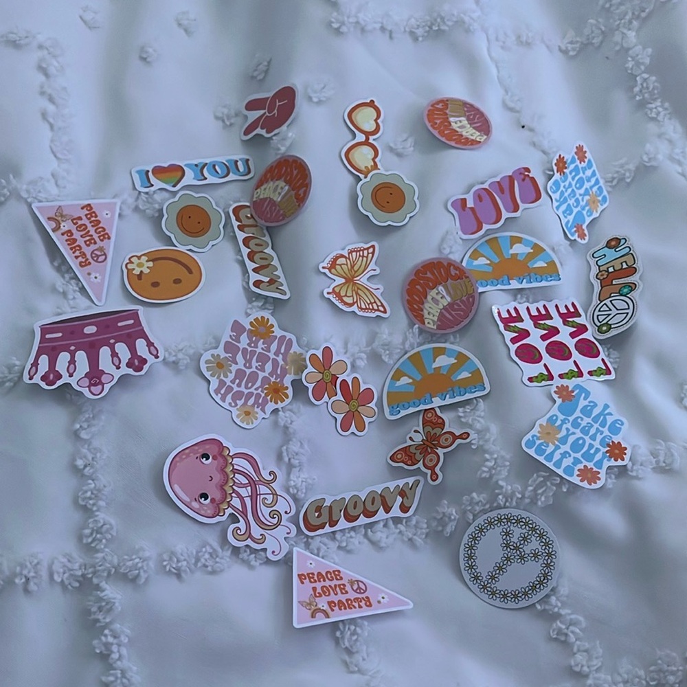 Colorful cute stickers